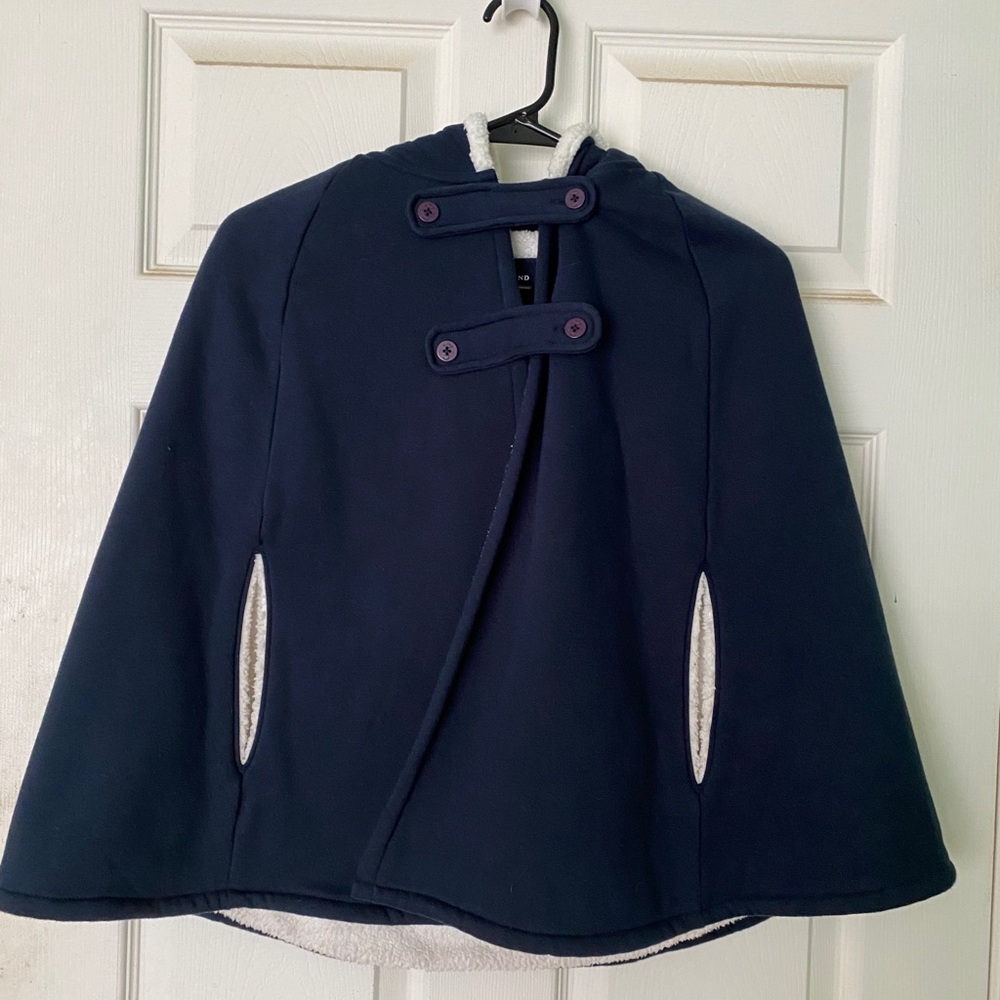 Lands End beautiful girls cape with hood
